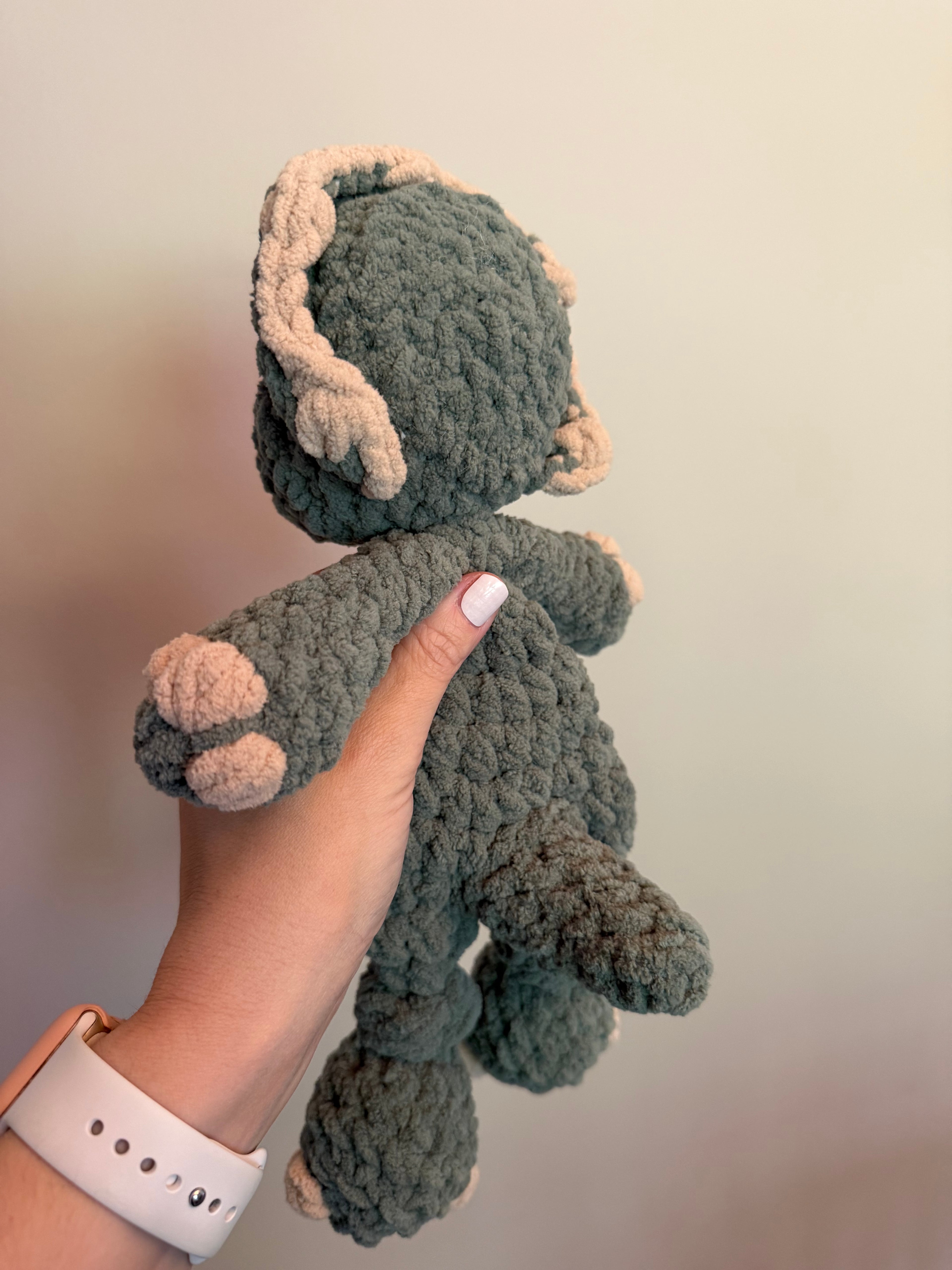 Crochet Dino Snuggler