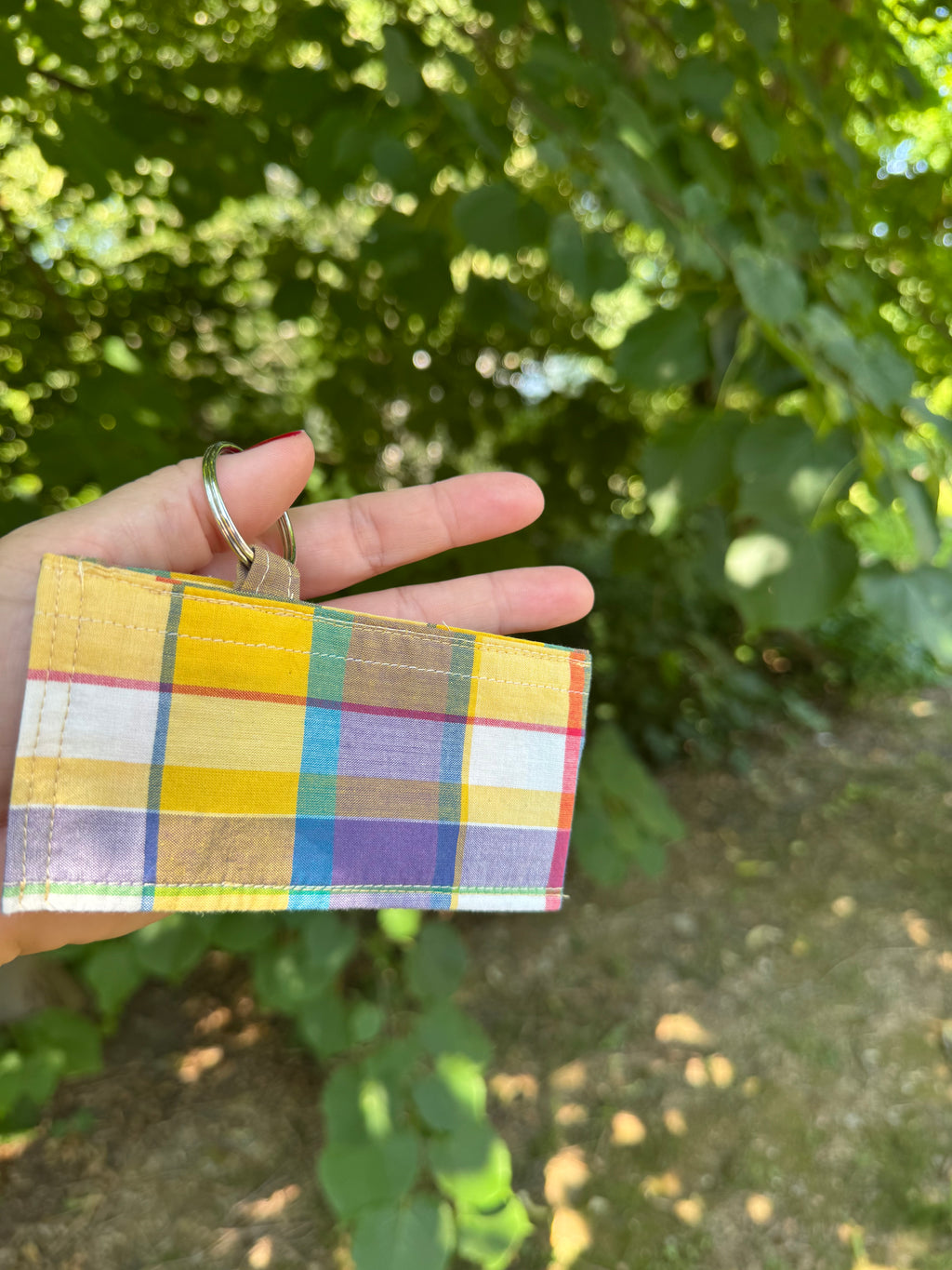 Shirt Cuff Keychain / Chapstick Case