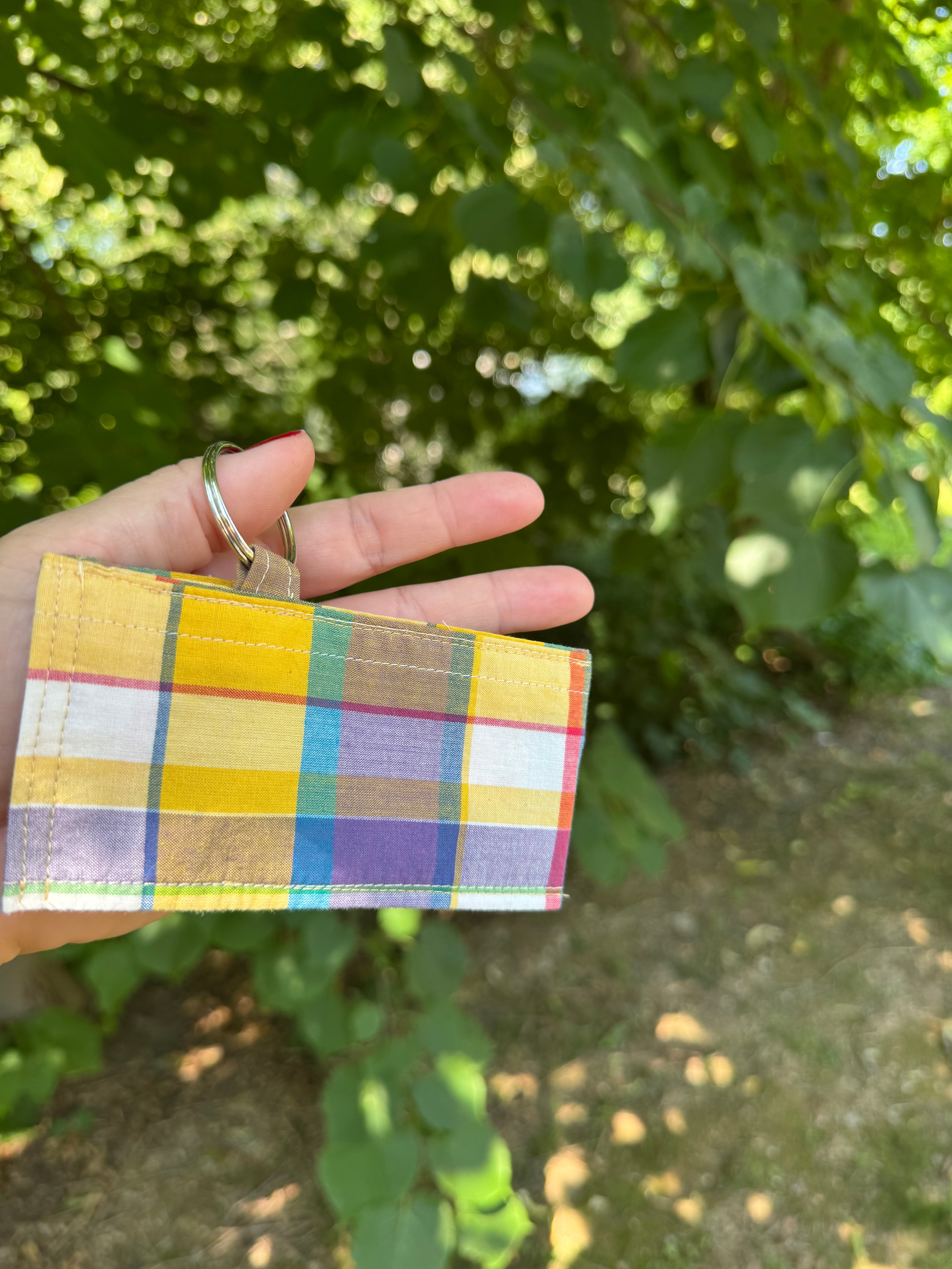 Shirt Cuff Keychain / Chapstick Case