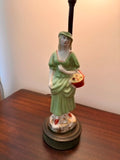 Vintage Porcelain Figural Table Lamp