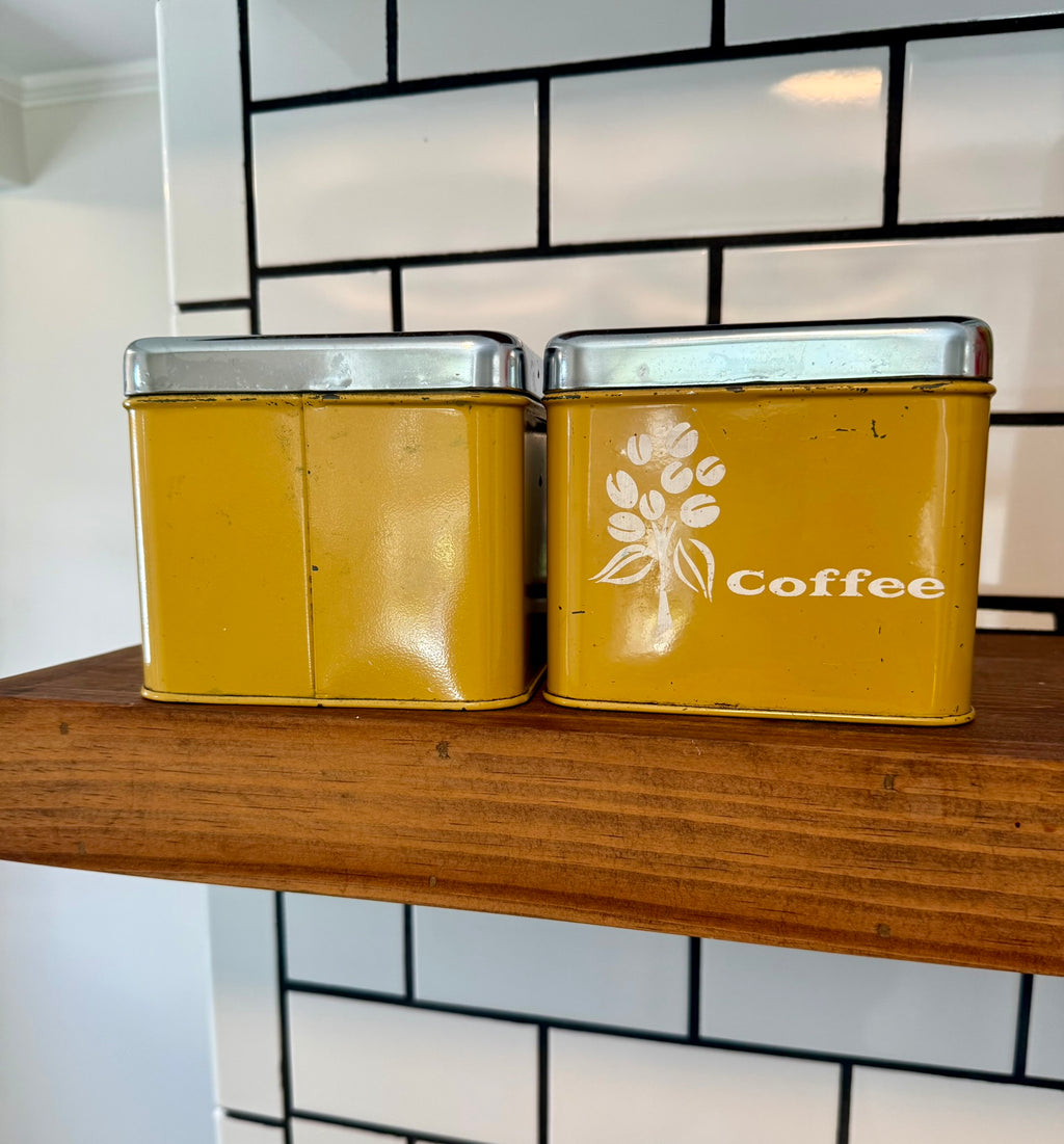 Vintage Lincoln BeautyWare Coffee Canisters