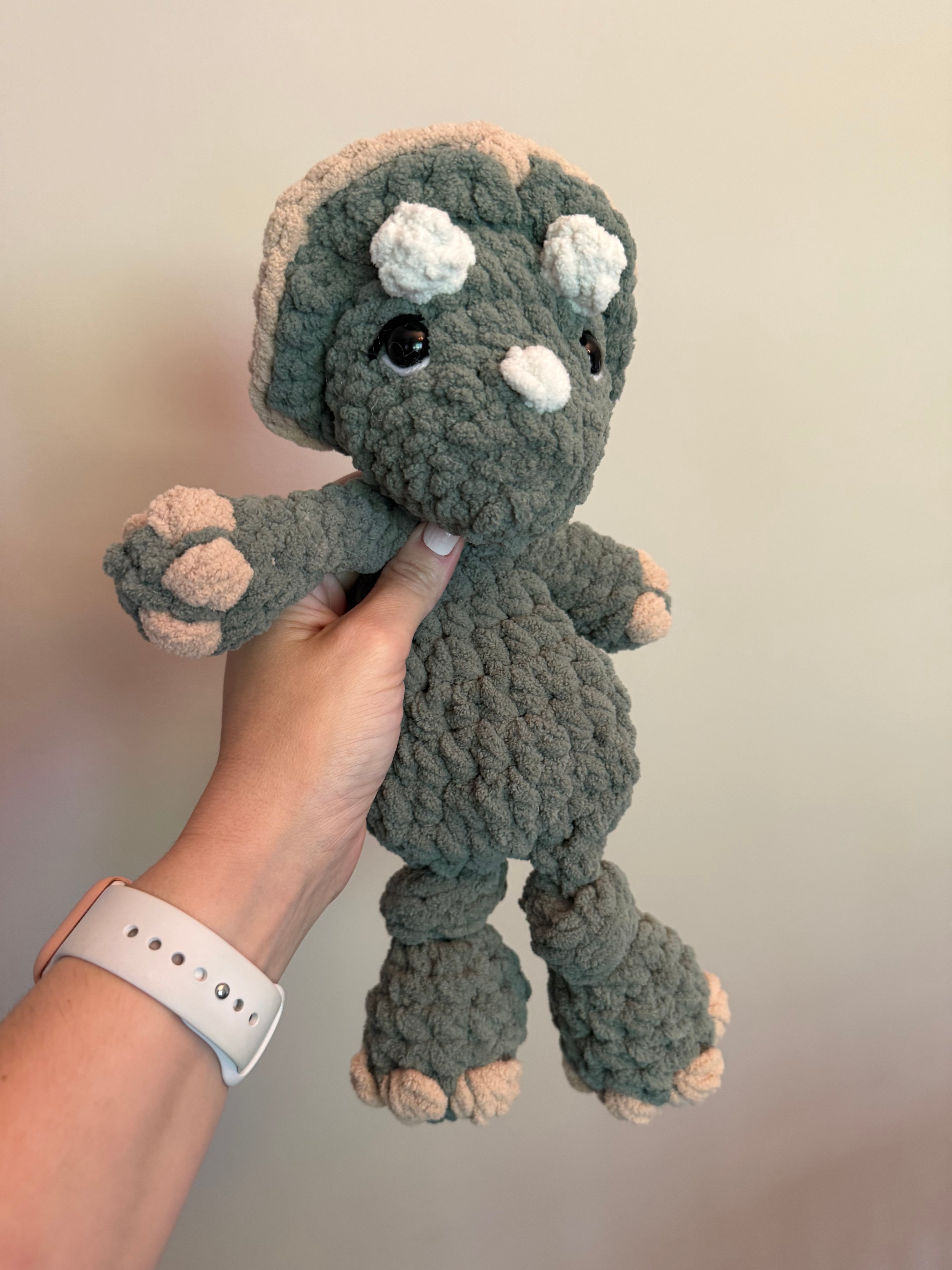 Crochet Dino Snuggler