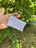 Shirt Cuff Keychain / Chapstick Case