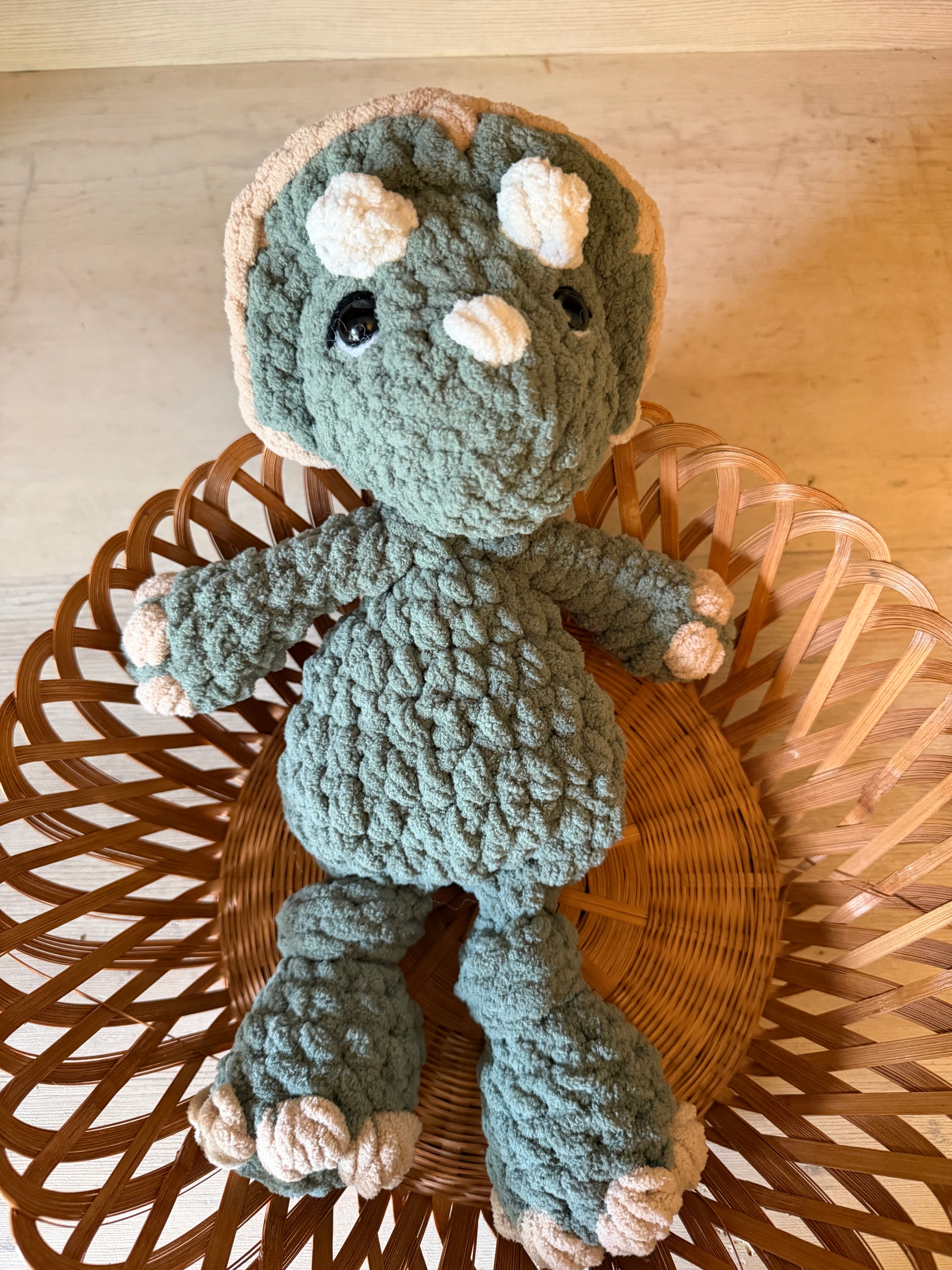 Crochet Dino Snuggler