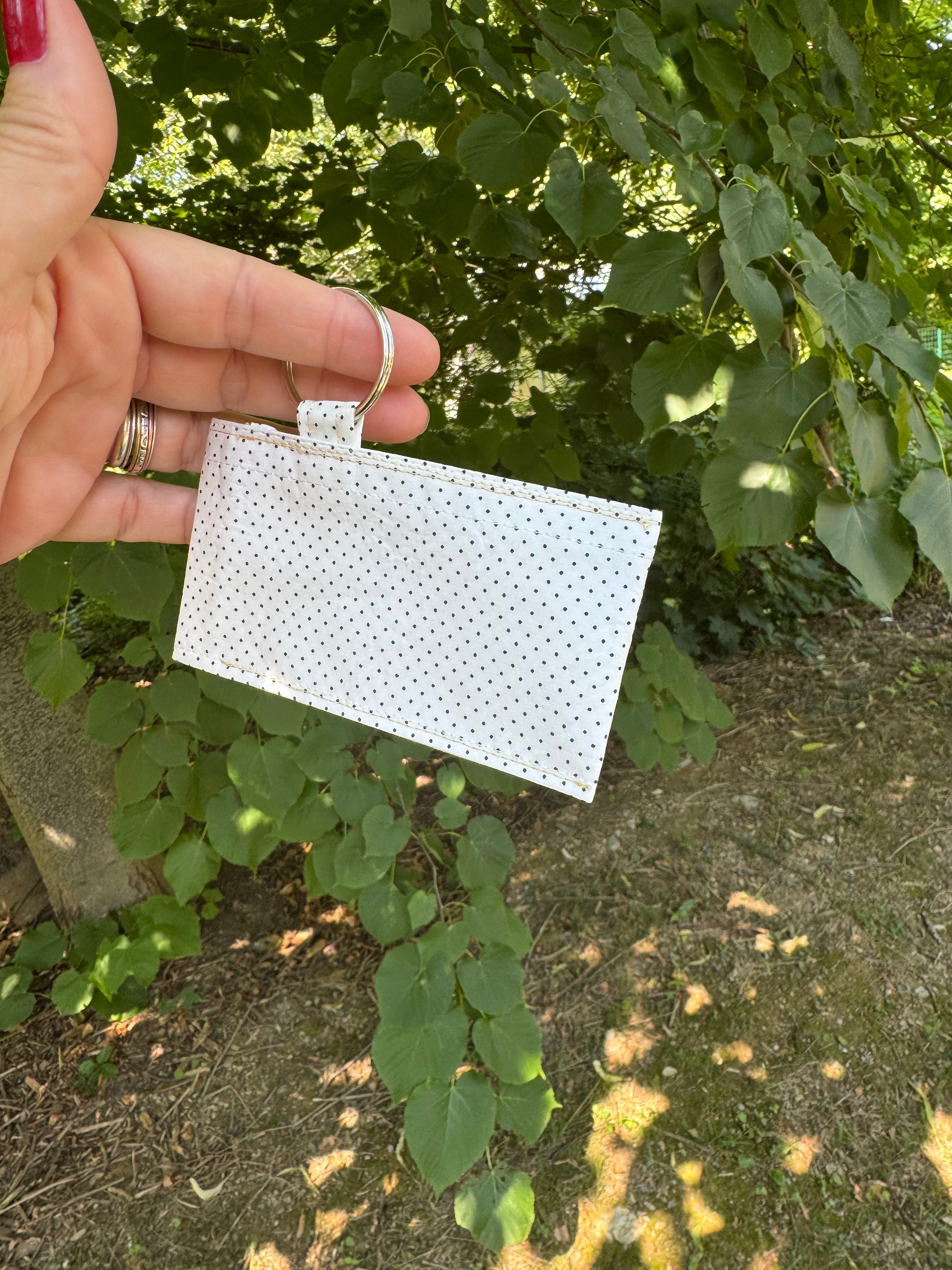Shirt Cuff Keychain / Chapstick Case