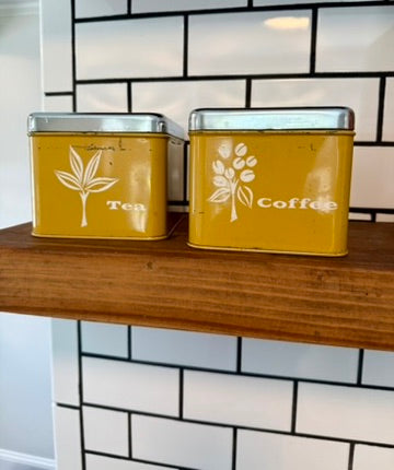 Vintage Lincoln BeautyWare Coffee Canisters