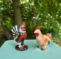 Vintage Made in Japan Rooster and Hen Salt and Pepper Shaker