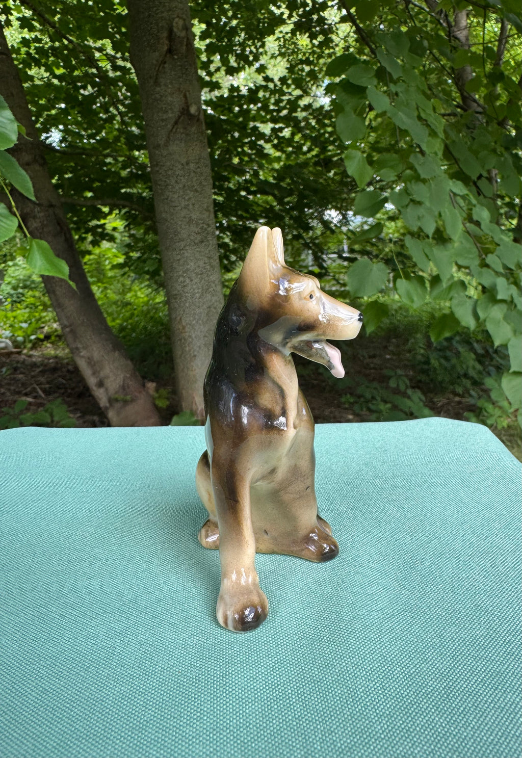 Vintage UCAGCO Germain Shepherd Figurine (Made in Japan)