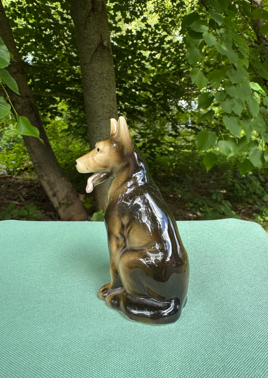 Vintage UCAGCO Germain Shepherd Figurine (Made in Japan)