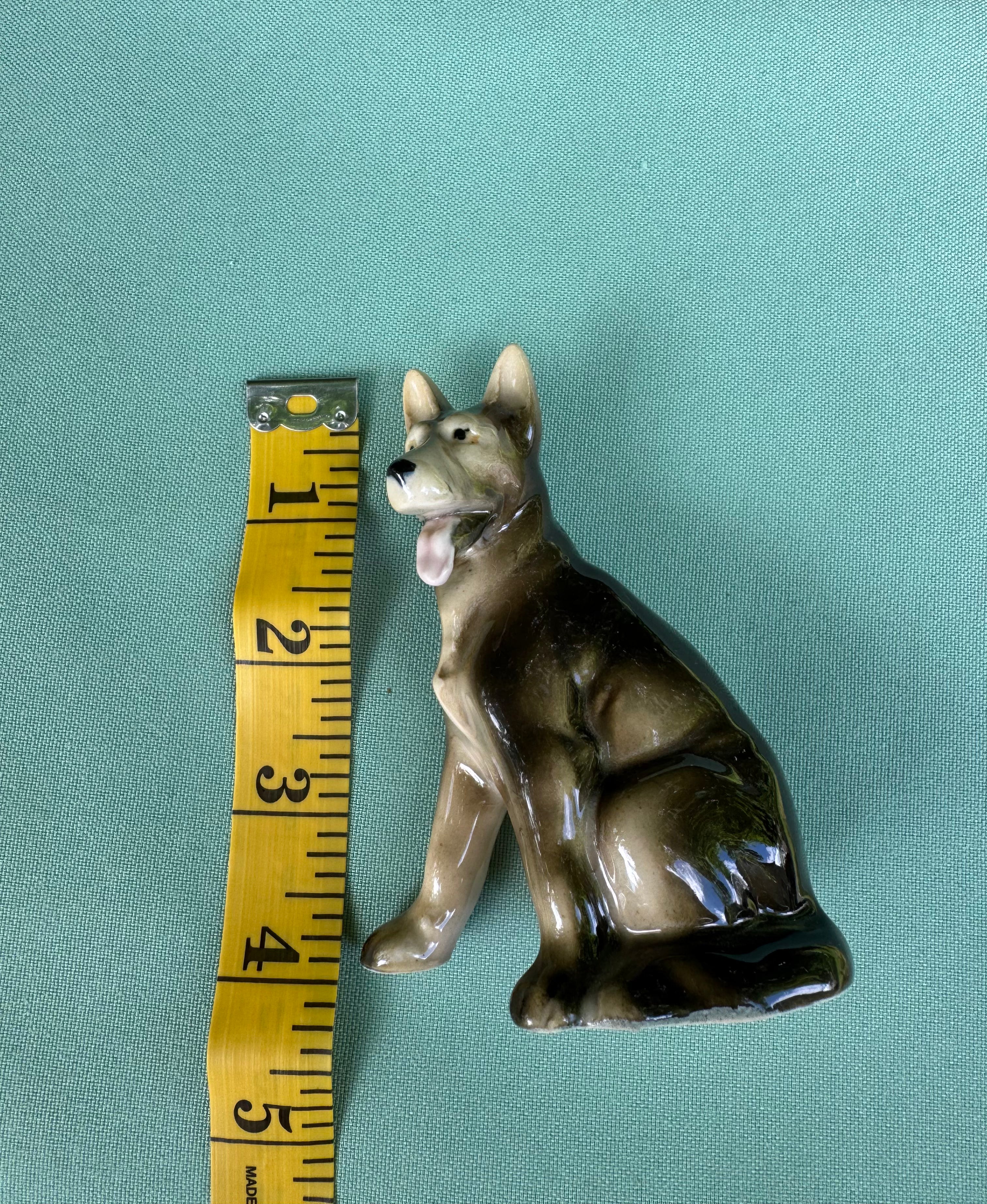 Vintage UCAGCO Germain Shepherd Figurine (Made in Japan)