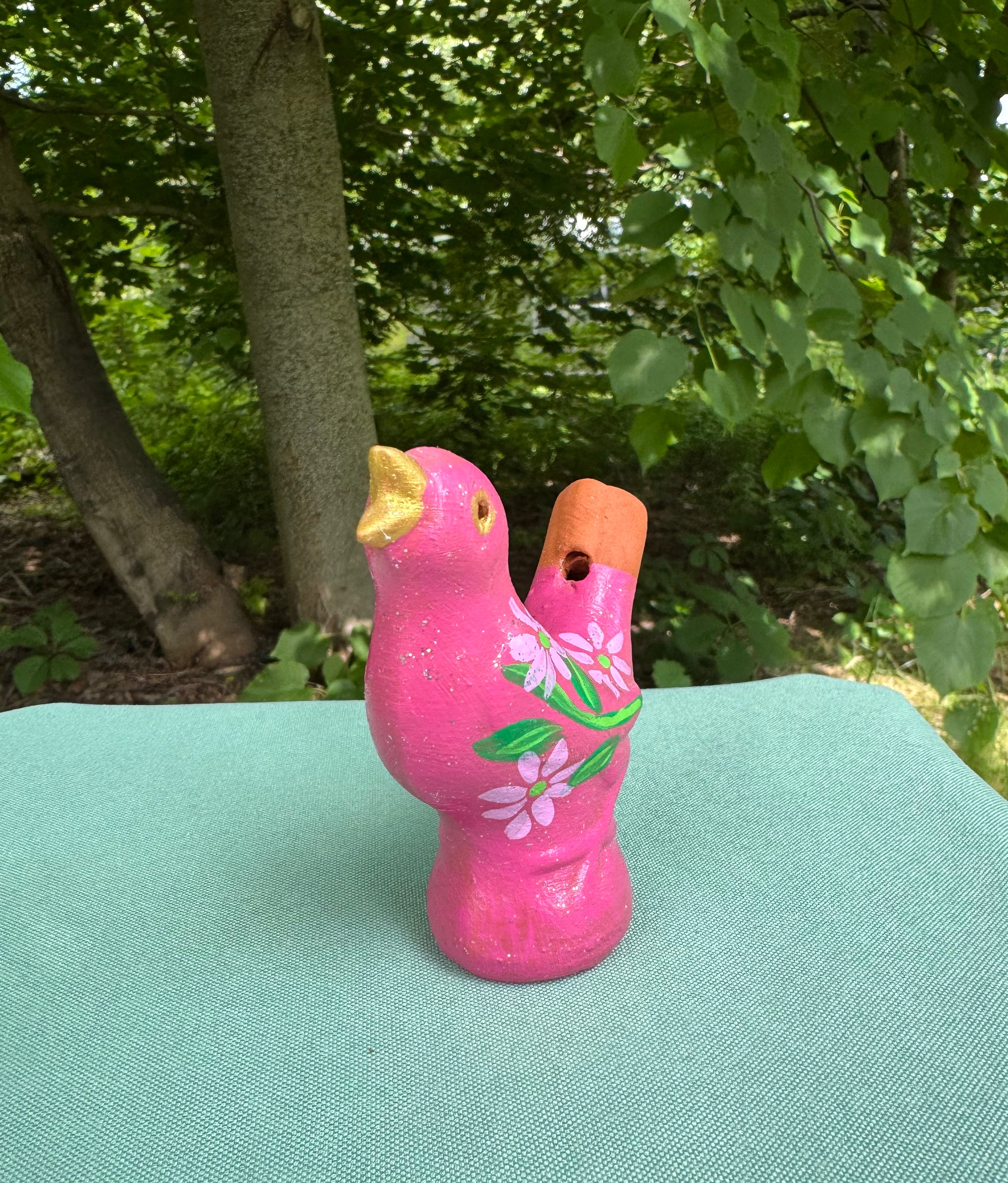 Peruvian Clay Bird Water Whistle