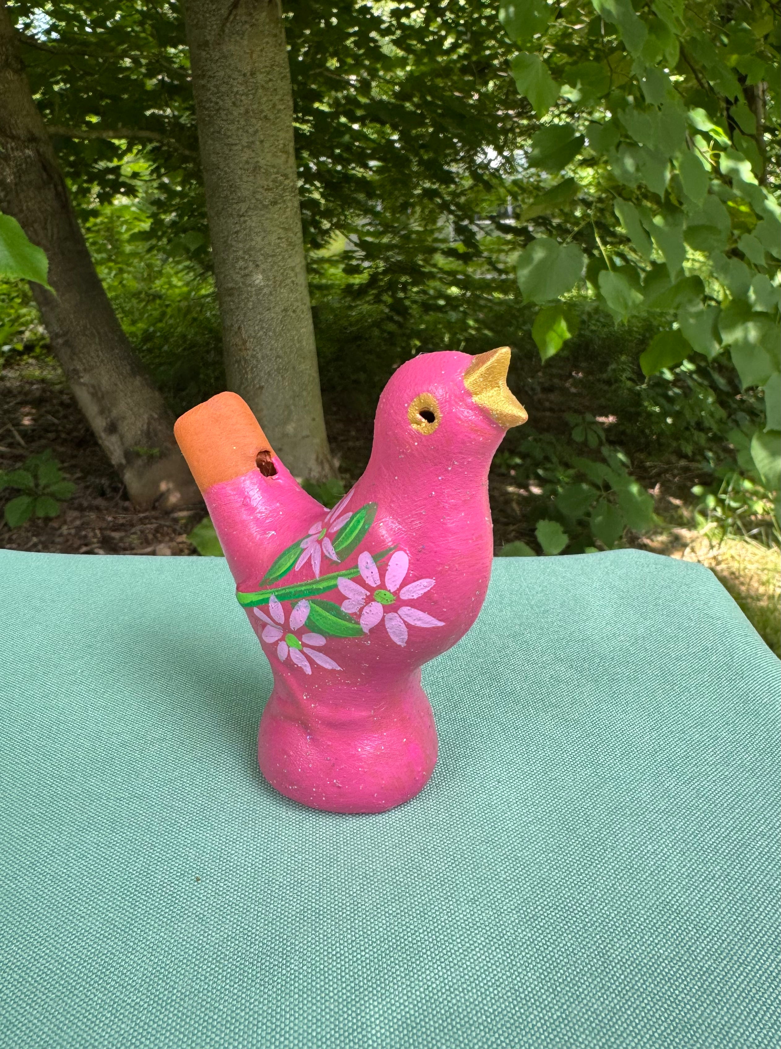 Peruvian Clay Bird Water Whistle