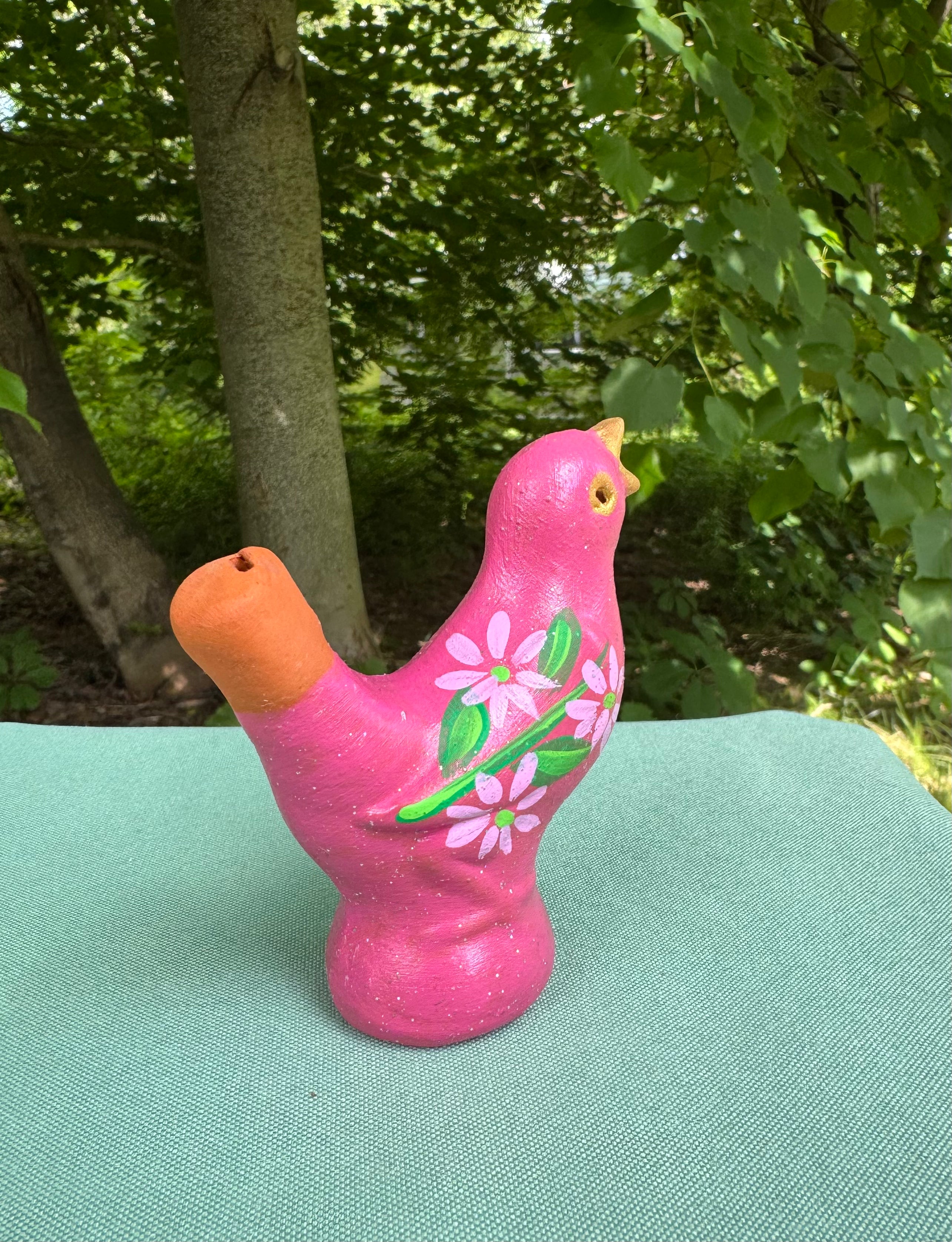 Peruvian Clay Bird Water Whistle