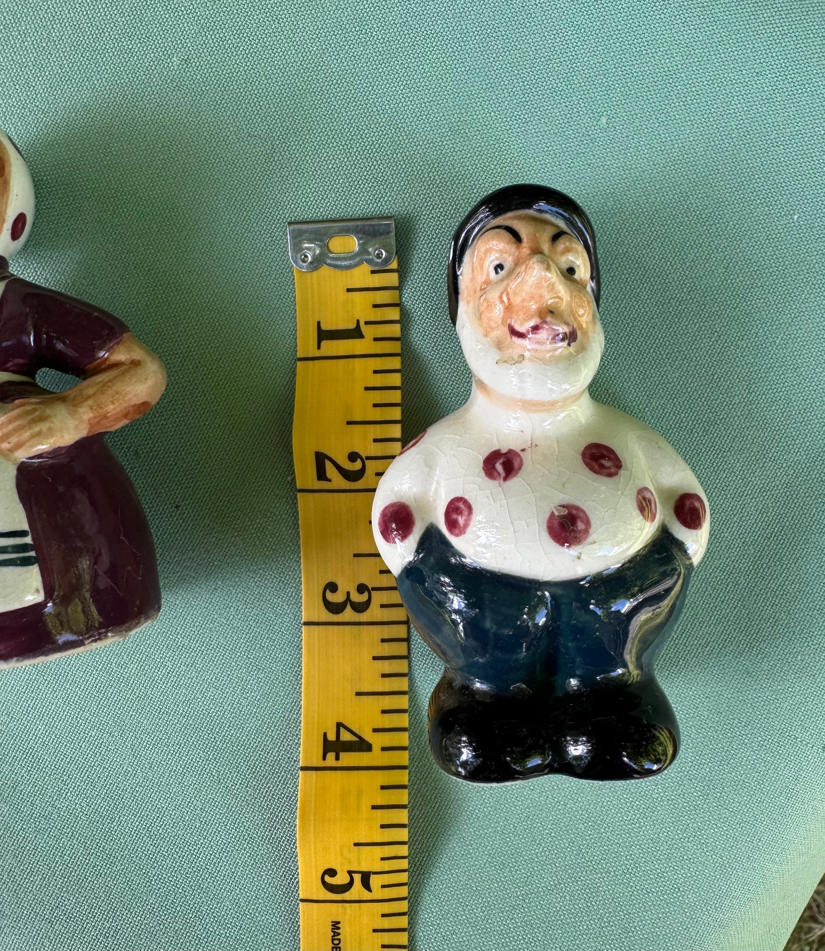 Vintage Enesco Old Man and Woman Salt and Pepper Shaker