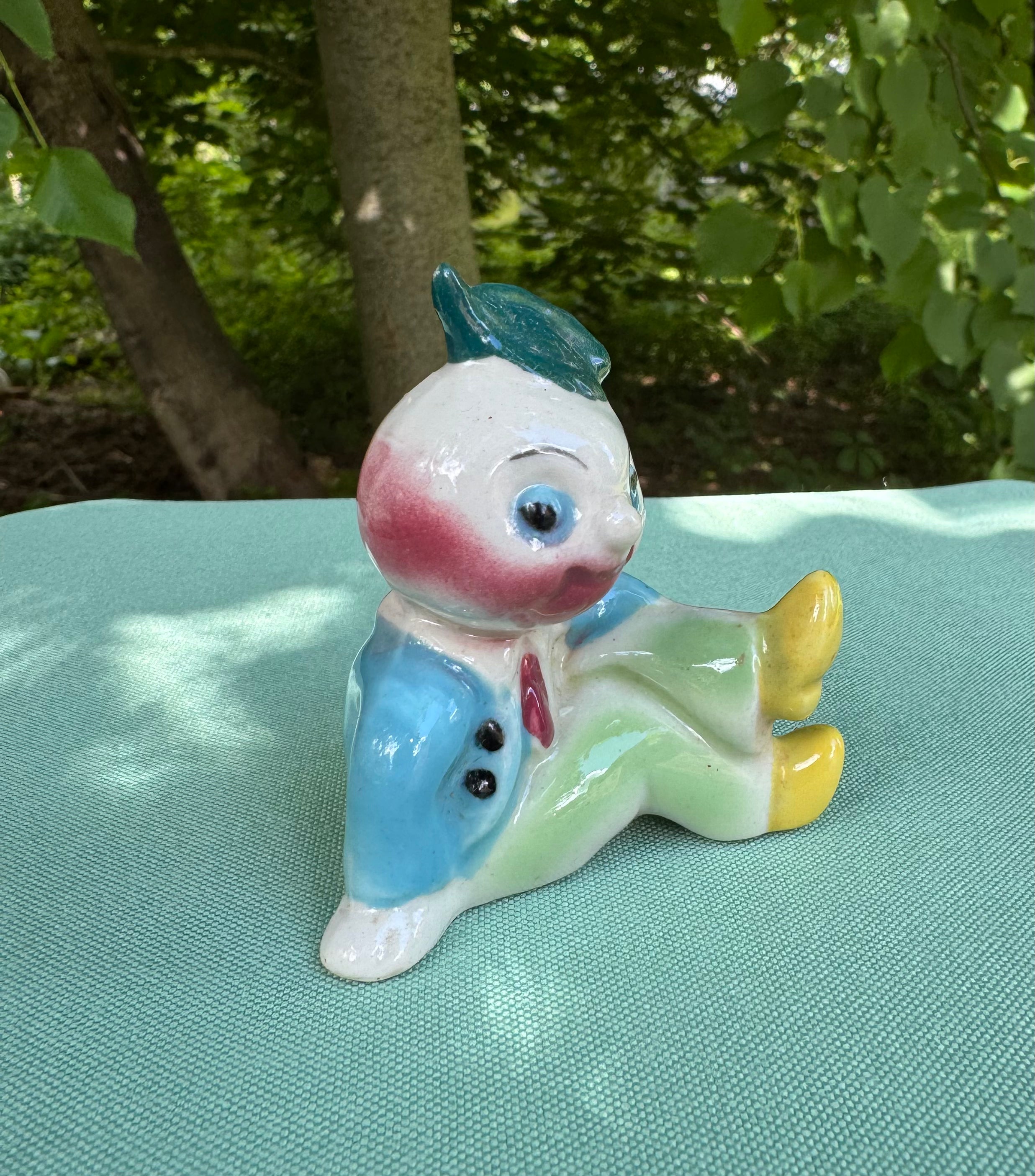 Vintage Ceramic Anthropomorphic Radish Figurine