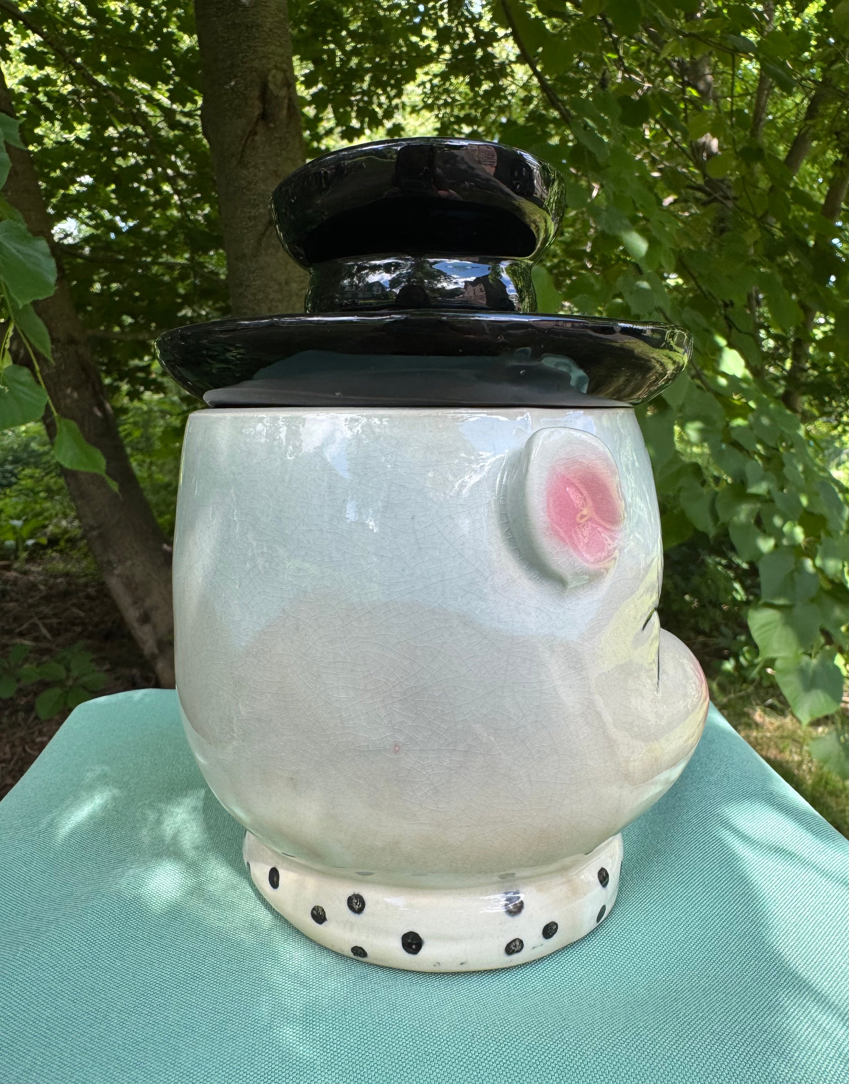 Vintage Porky Pig Cookie Jar Made in Japan