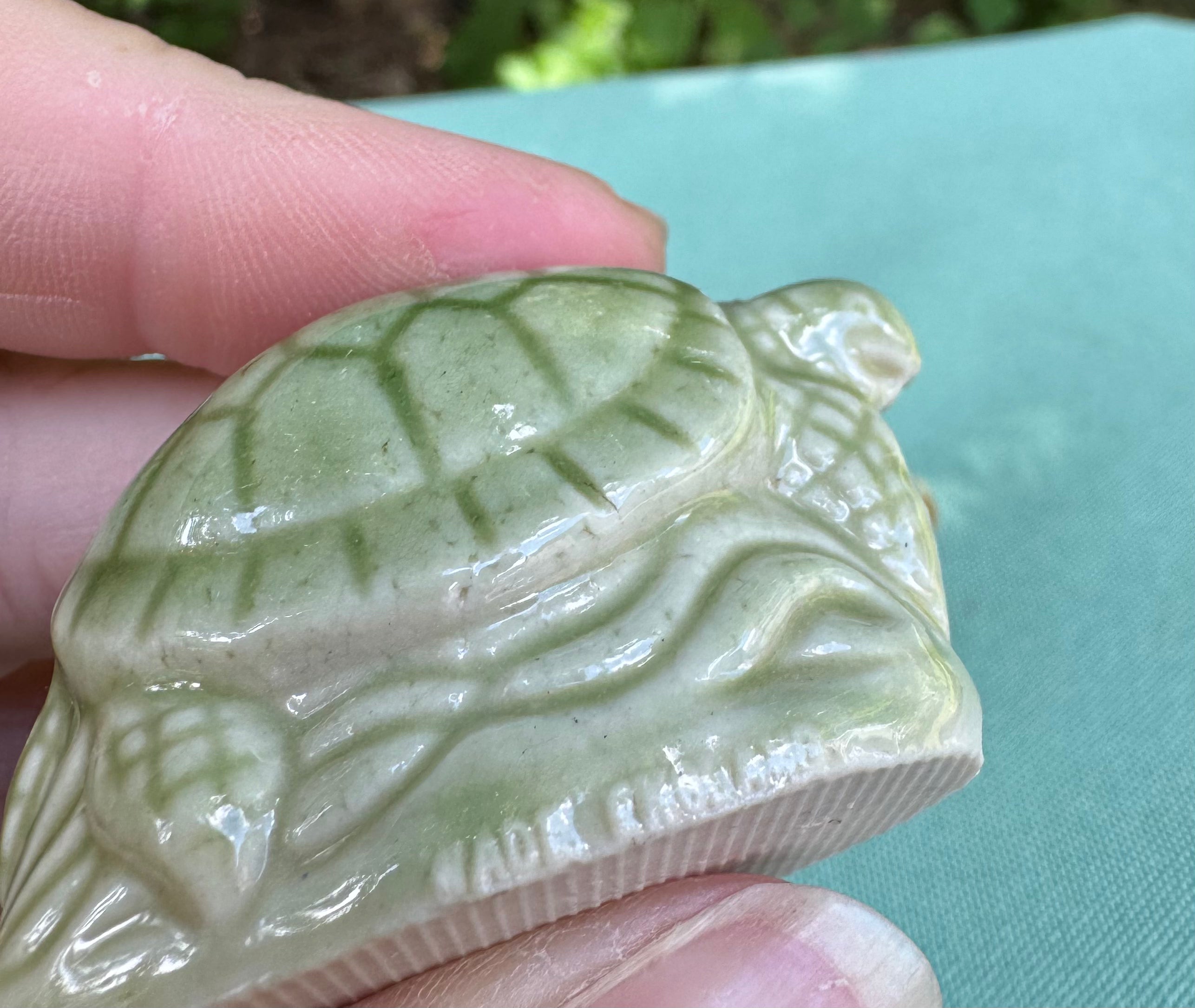 Vintage Wade Whimsies Endangered Species Figurines (Set of 2) Green Sea Turtle & Florida Panther